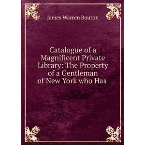   of a Gentleman of New York who Has .: James Warren Bouton: Books