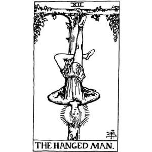 Playing Cards Tarot Card The Hanged Man Pack of 20 Small Gift Tags 6 