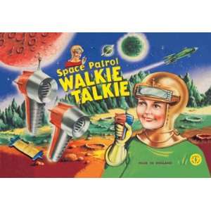  Space Patrol Walkie Talkie 16X24 Giclee Paper: Home 