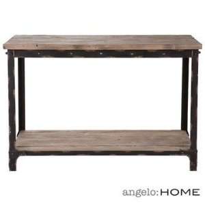  angeloHOME Bowery Console Table in Distressed Natural 
