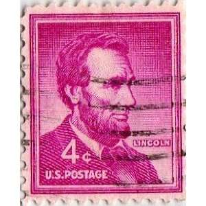 United States Postage 4 Cent Abraham Lincoln