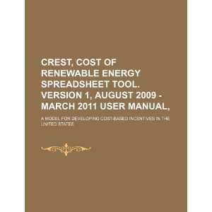  CREST, cost of renewable energy spreadsheet tool. Version 