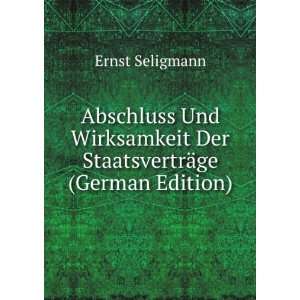  Abschluss Und Wirksamkeit Der StaatsvertrÃ¤ge (German 