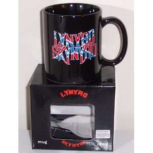  Lynyrd Skynyrd Logo Flag Boxed Mug 12 oz. Double Sided 