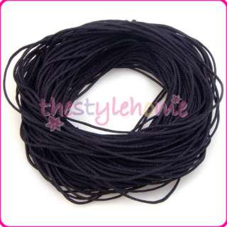 25M Black Nylon Chinese Knot Bead Jewelry Cord 1mm 27yd  