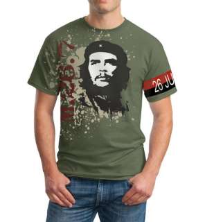 LARGE) Che Guevara  July 26 Movement  SHIRT (ALL SIZES IN OUR STORE 