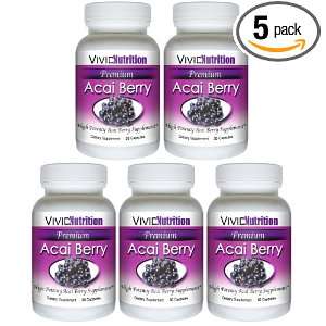 Pure Acai Berry Supplement. The All Natural Diet, Weight Loss, Colon 