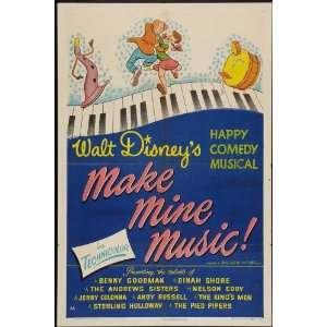  Make Mine Music Poster Movie B 27 x 40 Inches   69cm x 