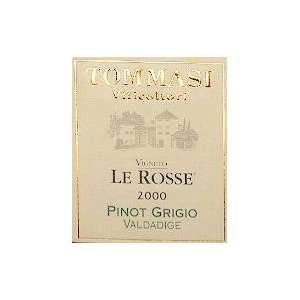    Tommasi Pinot Grigio Le Rosse 750ML Grocery & Gourmet Food