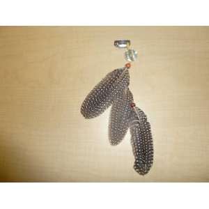  Guinea Feathers High Quality Comb Clip in Feather Hair 