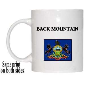  US State Flag   BACK MOUNTAIN, Pennsylvania (PA) Mug 