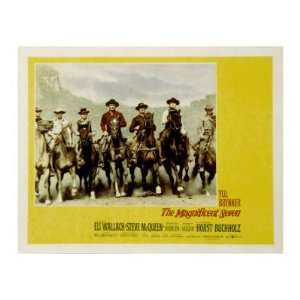 The Magnificent Seven, with Steve McQueen, James Coburn, Yul Brynner 