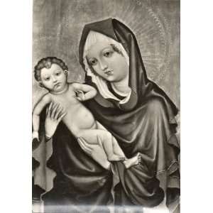 Vintage Black & White Glossy Czech Religious Post Card: KLASTER ZLATA 