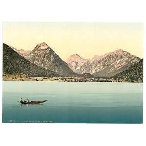  Photochrom Reprint of Achensee, towards Pertisau, Tyrol 