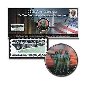  25th Anniversary Vietnam Veterans Memorial Cover 