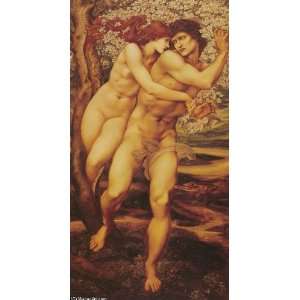 Hand Made Oil Reproduction   Edward Burne Jones   32 x 60 inches 