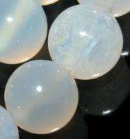 8mm Blue Chalcedony Round Gemstone Loose Beads  