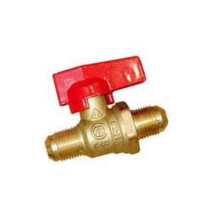   Forged Brass Gas Ball Valve   Flare x Flare 21550: Home Improvement
