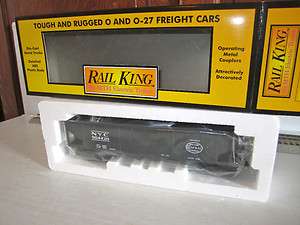  Rail King O Trains 3 rail New York Central Railroad Hopper Car w/box