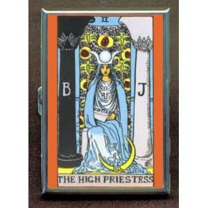 THE HIGH PRIESTESS TAROT CARD ID Holder Cigarette Case or Wallet: Made 
