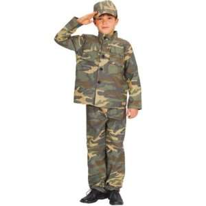   : Army Action Man Childs Fancy Dress Costume   S 122cms: Toys & Games