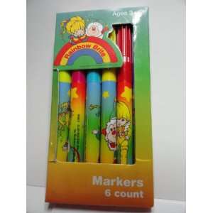  Rainbow Brite Markers   6 Count