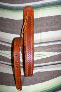 WINCHESTER~MARLIN~LEATHER AMMO CUFF AND SLING SET ~ HANDMADE FOR 
