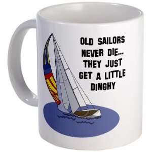  Old Sailors Never Die Funny Mug by CafePress: Kitchen 