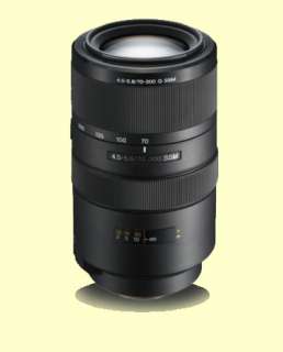 Sony SAL70300G 70 300mm f/4.5 5.6 Tele Zoom Lens NEW  