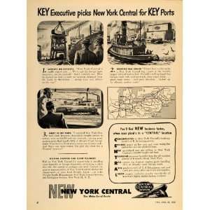   Ad New York Central Freight Shipping Rail Traffic   Original Print Ad
