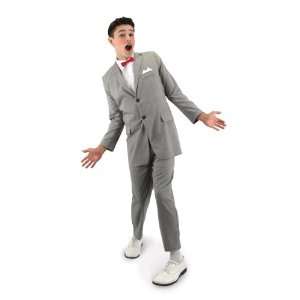  Lets Party By Elope Pee Wee Herman Adult Costume / Gray 