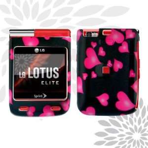    Raining Heart   LG LX610 Lotus Elite Case Cover (NOT FOR LG LOTUS 