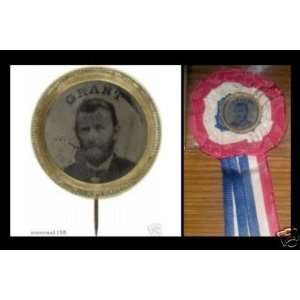  Ulysses Grant Ferrotype with Reeded Frame Everything 