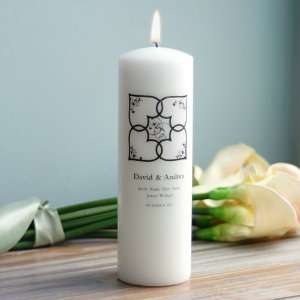  White Blended Family Unity Candle: Home & Kitchen