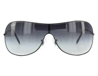 NEW Rayban RB 3211 002 8G 26 3N Black / Grey Sunglasses  