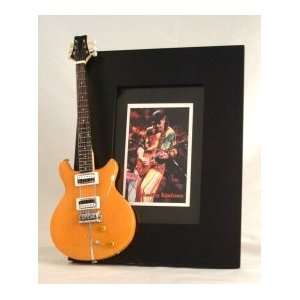   CARLOS SANTANA Miniature Guitar Photo Frame PRS Musical Instruments