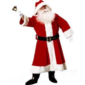  Old Time Santa Suit With Hood Costume Standard   set: Home 