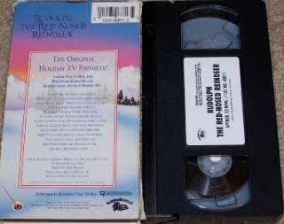 Rudolph, Frosty, Grinch, Drummer Boy VHS and Sing Along Videos Tested 
