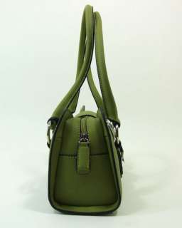 Dasein Purse Handbag Shoulder Bag Green Buckle Silver Detail Long 