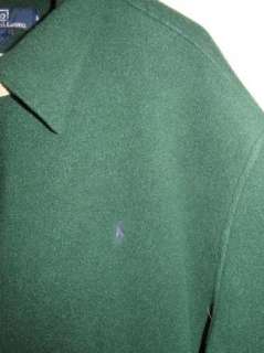 Ralph Lauren Polo Pony Thick Green Soft & Comfy Fleece Mens Jacket XL 