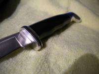Buck Knife 102 fixed blade vintage New mint woodsman w/ leather 