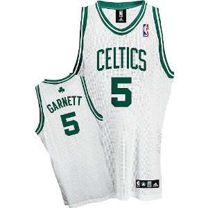  Adidas Boston Celtics Kevin Garnett Authentic Home Jersey 