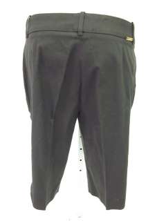MICHAEL KORS Brown Cropped Pleated Pants Slacks Sz 6  