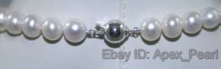 4000 AA+ 10 11MM Freshwater FW White Pearl Necklace  
