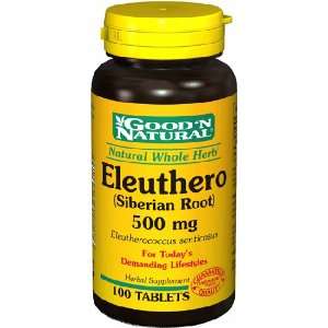 Eleuthero Siberian Root 500mg   Support Well Being, 100 tabs,(Goodn 
