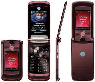 NEW 3G MOTOROLA RAZA2 V9 VERIZON VCAST CELL PHONE RED  