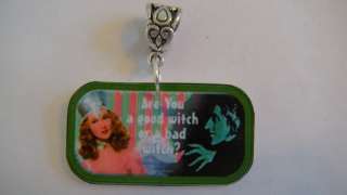Wizard of OZ pendant are you a good witch or bad witch  