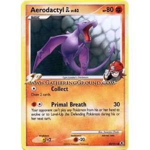   Rising Rivals Single Card Aerodactyl GL #55 Common [Toy]: Toys & Games