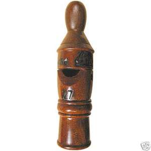 SOLID BRAZILIAN ROSEWOOD SAMBA/BIRD CALL WHISTLE #27  