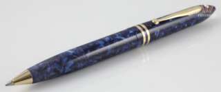 SHEAFFER BALANCE 877 COBALT GLOW BLUE MARBLE BALL PEN   